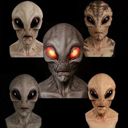 Alien Mask | Realistic Halloween Costume Accessories | Karnz