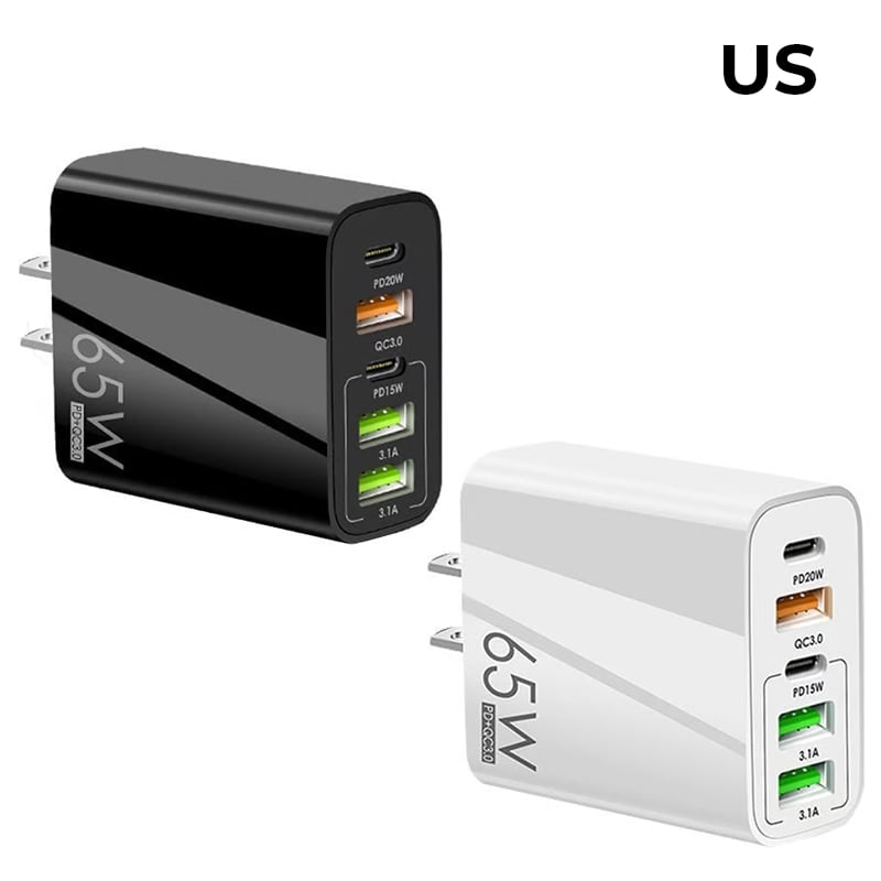 Multi-Port Adapter 65W Fast Charger - US Standard