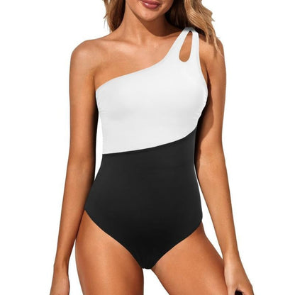 BowLift | One-Shoulder Tummy Control One-Piece Swimsuit