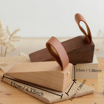 BowLift | NordGrip Wooden Doorstop – Scandinavian Design with Non-Slip Base