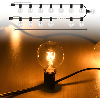 FairyFlicker String Lights – Luxurious Patio Lighting with Waterproof Protection