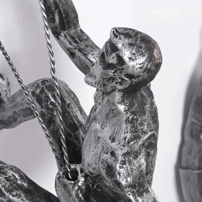 Skanto | Climbing Man Wall Sculpture Set – Modern Resin Art