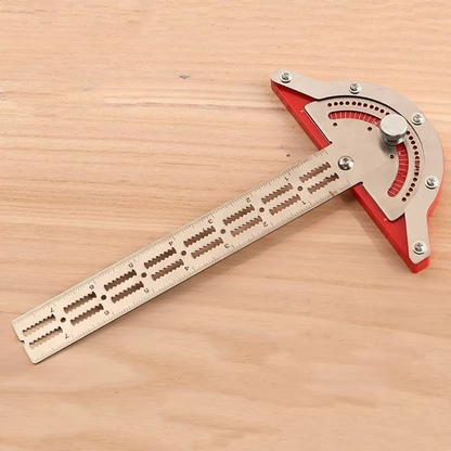 BowLift | Precision Stainless Steel Carpenter's Protractor and Edge Ruler