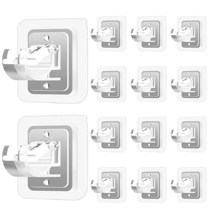 BowLift | Nail-Free Adjustable Curtain Rod Bracket Holders – Drill-Free & Wall-Safe