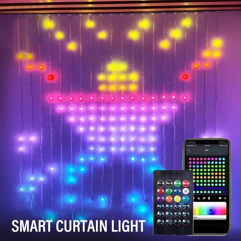 Skanto | ColorWave LED Curtain Sync Lights