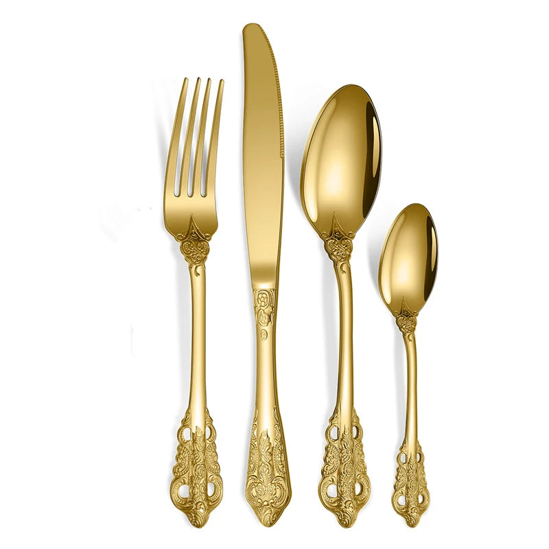BowLift | Luxury Gold Cutlery Set