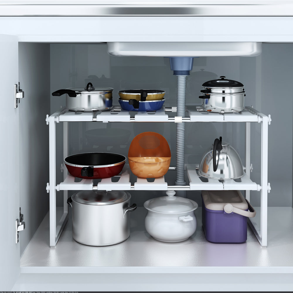 Under Sink Shelf – Expandable Bowlift