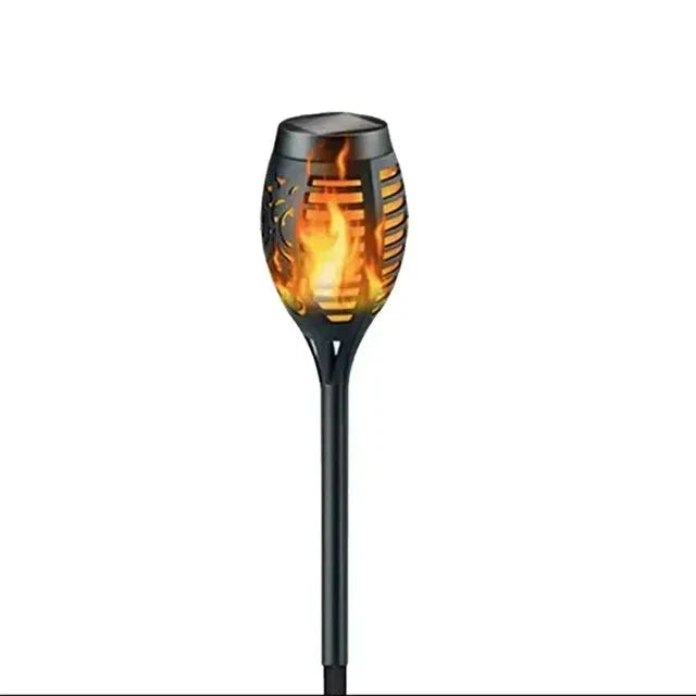 Solar Flame Path Lights – Flickering LED Garden Decoration