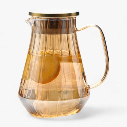 Skanto | 1.5L Glass Drink Pitcher for Hot and Cold Beverages