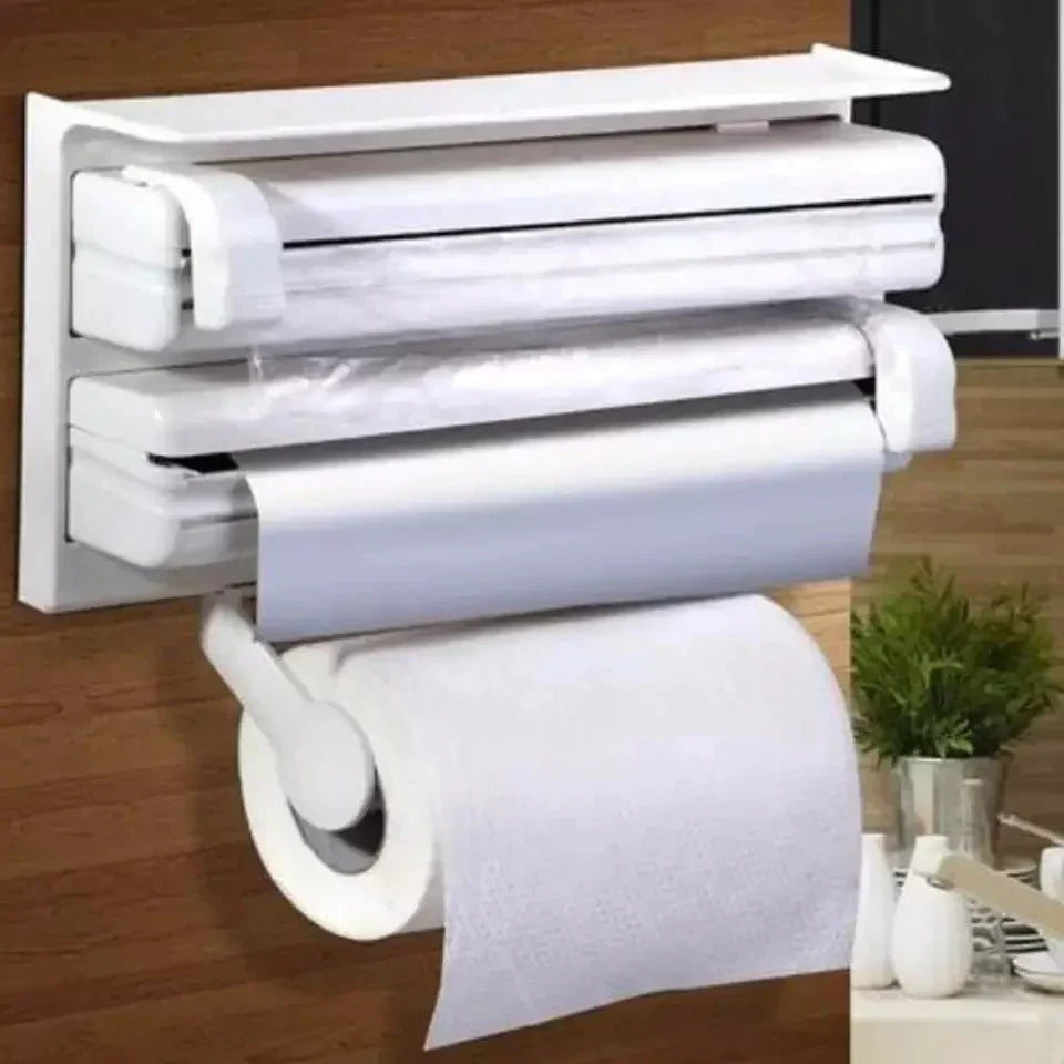 3 In 1 Kitchen Triple Paper Dispenser & Holder Bowlift