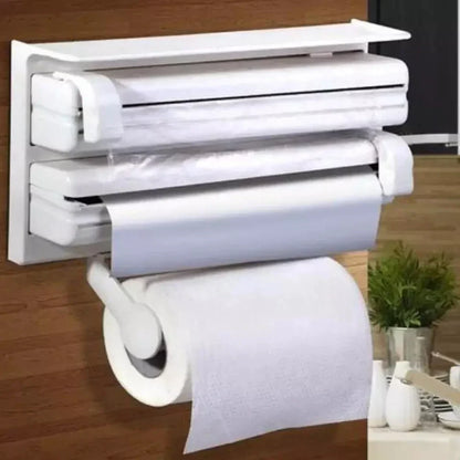 3 In 1 Kitchen Triple Paper Dispenser & Holder Bowlift