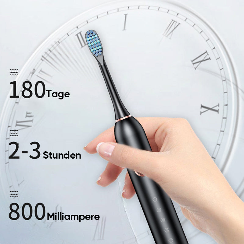 Skanto | Sonic Electric Toothbrush | 6 Modes & IPX7 Waterproof | White, Black, Pink