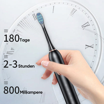 Skanto | Sonic Electric Toothbrush | 6 Modes & IPX7 Waterproof | White, Black, Pink