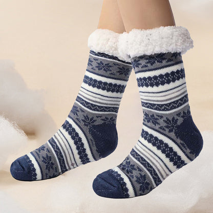 BowLift | Snowflake Ultra-thick  Slipper Home Socks