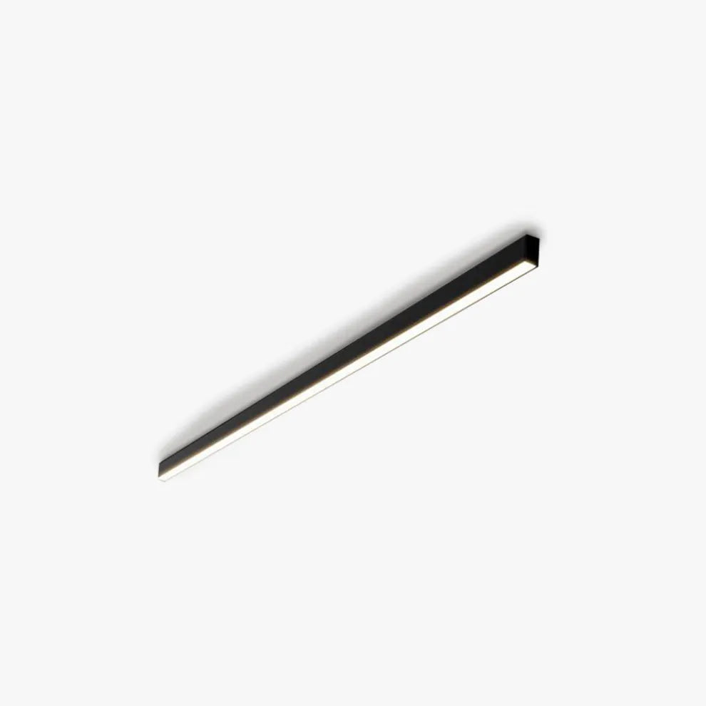 Skanto | Black Metal LED Linear Ceiling Lamp Minimalist Modern Design