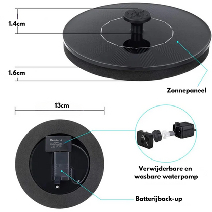 TranquilFlow – Calming Garden Fountain with Solar Light Skanto