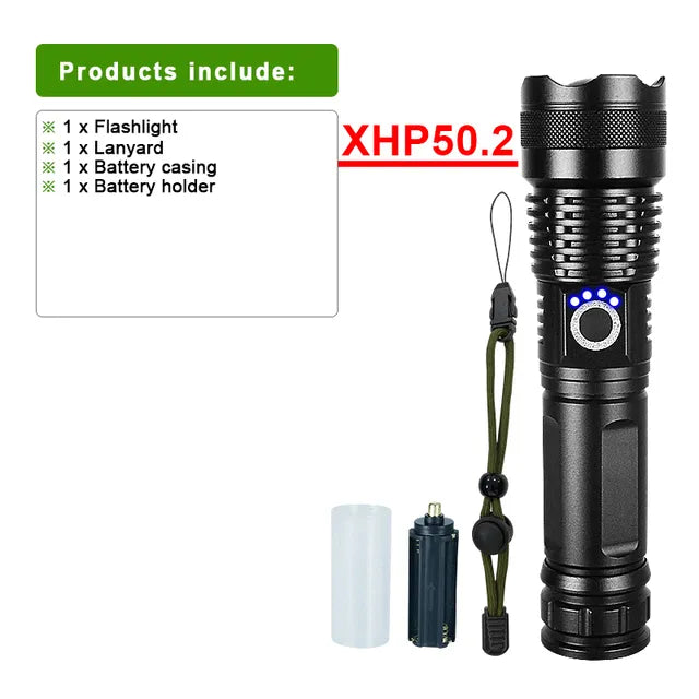 Skanto | LED Flashlight | Rechargeable Flashlight