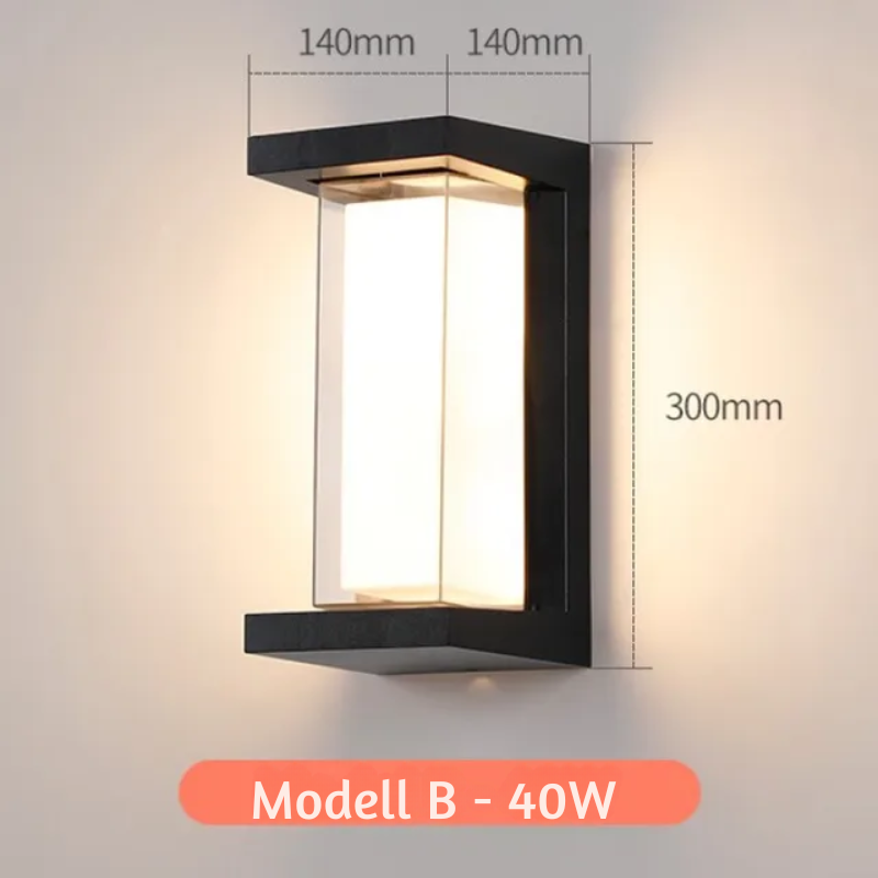 Modern outdoor wall light for garden and terrace | Karnz