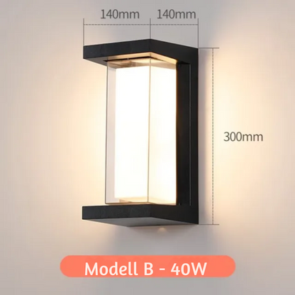 Modern outdoor wall light for garden and terrace | Karnz