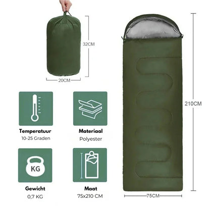 Skanto | Insulated Camping Sleeping Bag for Outdoor Adventures