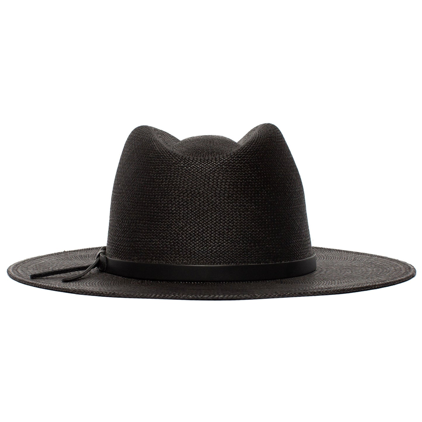 Summer straw hat Fedora-Black | Karnz