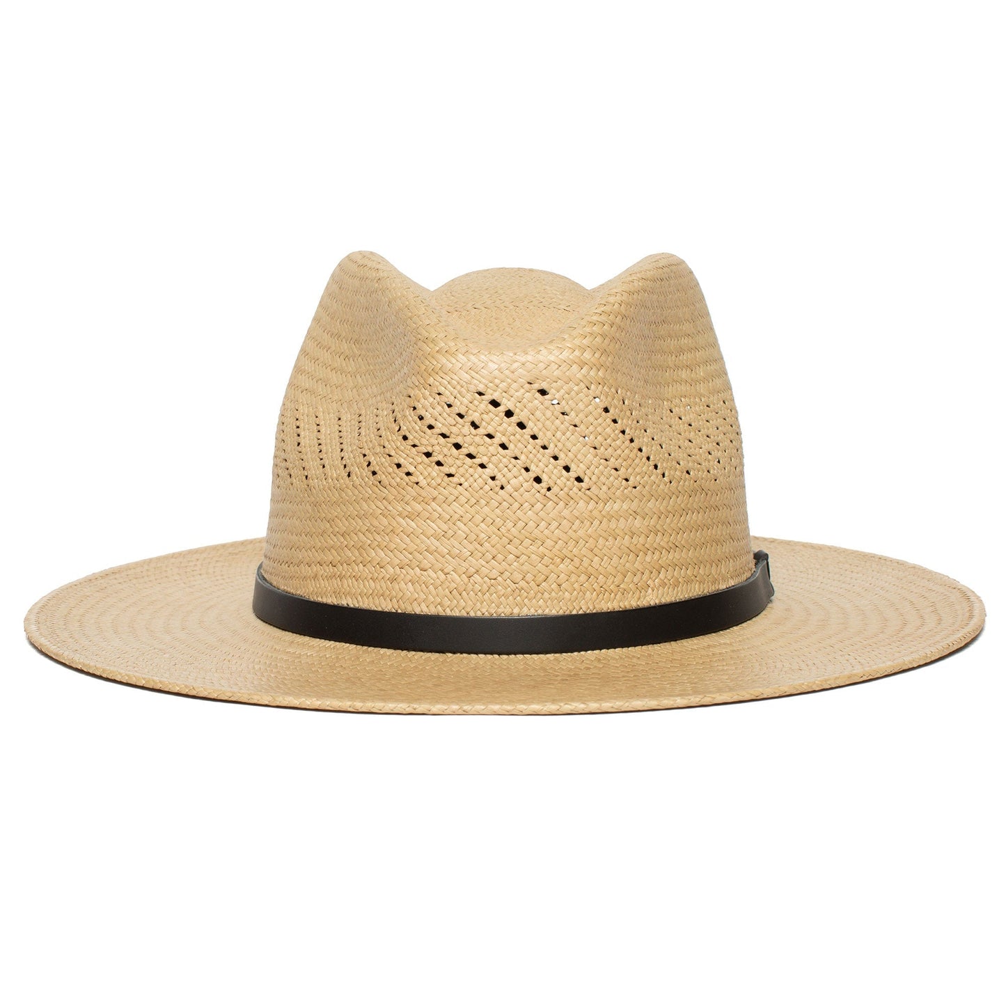 Summer straw hat Fedora-Black | Karnz