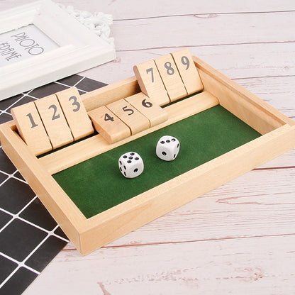 Shut The Box Game - Fun Table Math Game for Adults and Kids | Kalsten