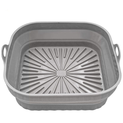 Air Fryer Silicone Grill Pan Reusable Baking Tray | Bowlift