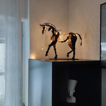 Handmade Metal Horse Sculpture "Adonis" | Bowlift