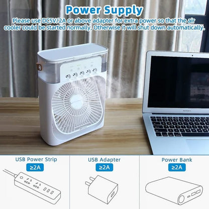 SPRAY HUMIDIFIER WATER COOLING FAN Bowlift