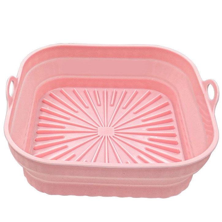 Air Fryer Silicone Grill Pan Reusable Baking Tray | Bowlift