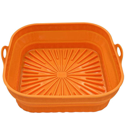 Air Fryer Silicone Grill Pan Reusable Baking Tray | Bowlift