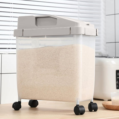 10Kg Rice Storage Container With Wheels Bowlift