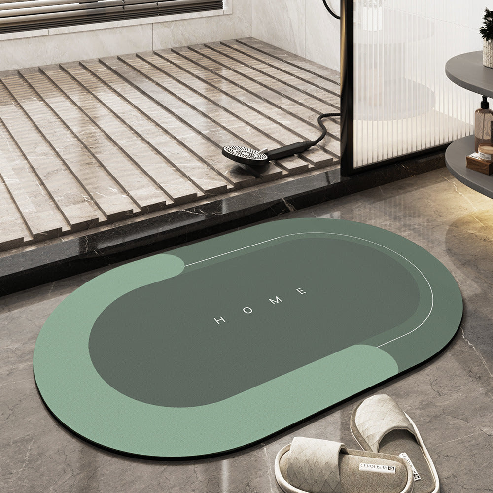 Skanto | Absorbent Microfiber Bath Mat | Quick-Drying Soft Floor Mat for Shower & Bath Use