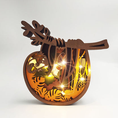 3D Creative Wooden Animal Carving Handcraft Gift | Bowlift