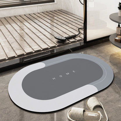 Skanto | Absorbent Microfiber Bath Mat | Quick-Drying Soft Floor Mat for Shower & Bath Use