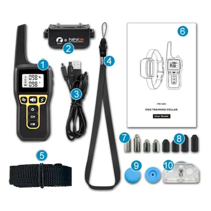 Kalsten | 1000m Waterproof Dog Training Collar | Rechargeable, Remote Control & Adjustable for Small, Medium, and Large Dogs