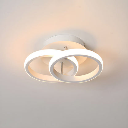Skanto | LED Ceiling Lamp with Black Metal Frame