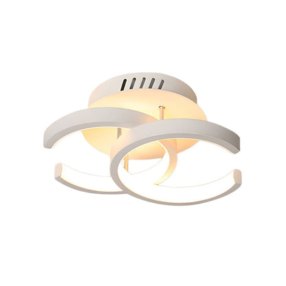 Skanto | LED Ceiling Lamp with Black Metal Frame