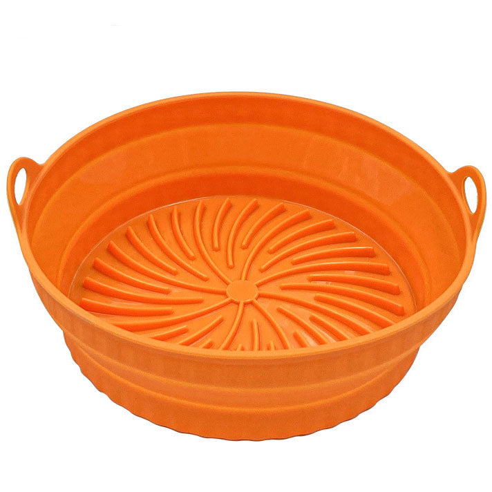 Air Fryer Silicone Grill Pan Reusable Baking Tray | Bowlift