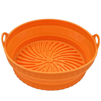 Air Fryer Silicone Grill Pan Reusable Baking Tray | Bowlift