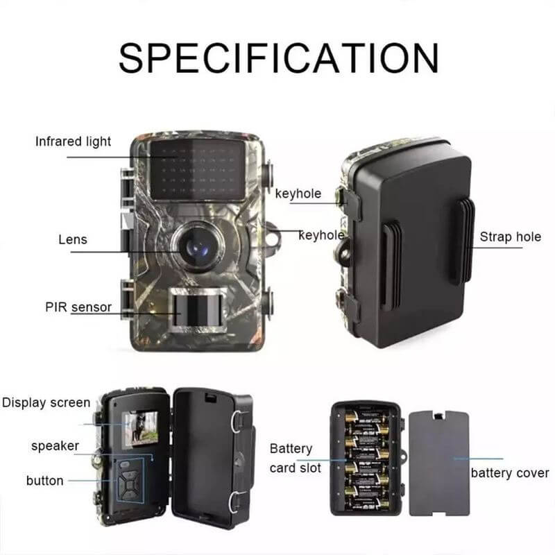 BowLift | 2x Night Vision Outdoor Wildlife Animal Cam Camera