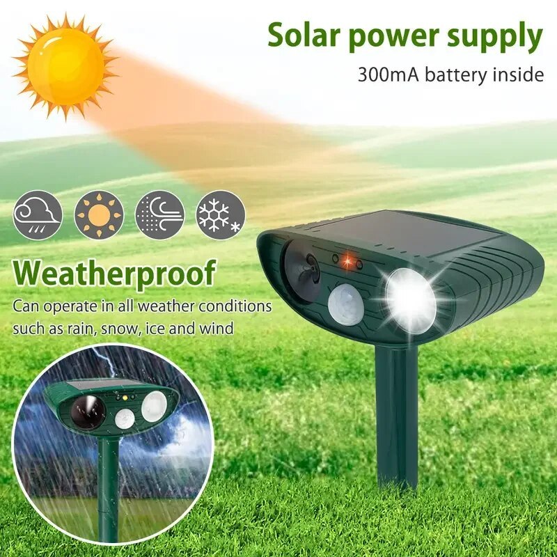 BowLift | Ultrasonic Fox Sonic Cats Deterrent Repellent Squirrel Birds for Animals