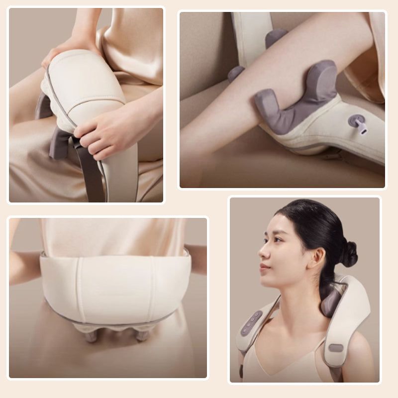 Skanto | Neck and Shoulder Massager with Electric Heat Relaxing Shiatsu Spa