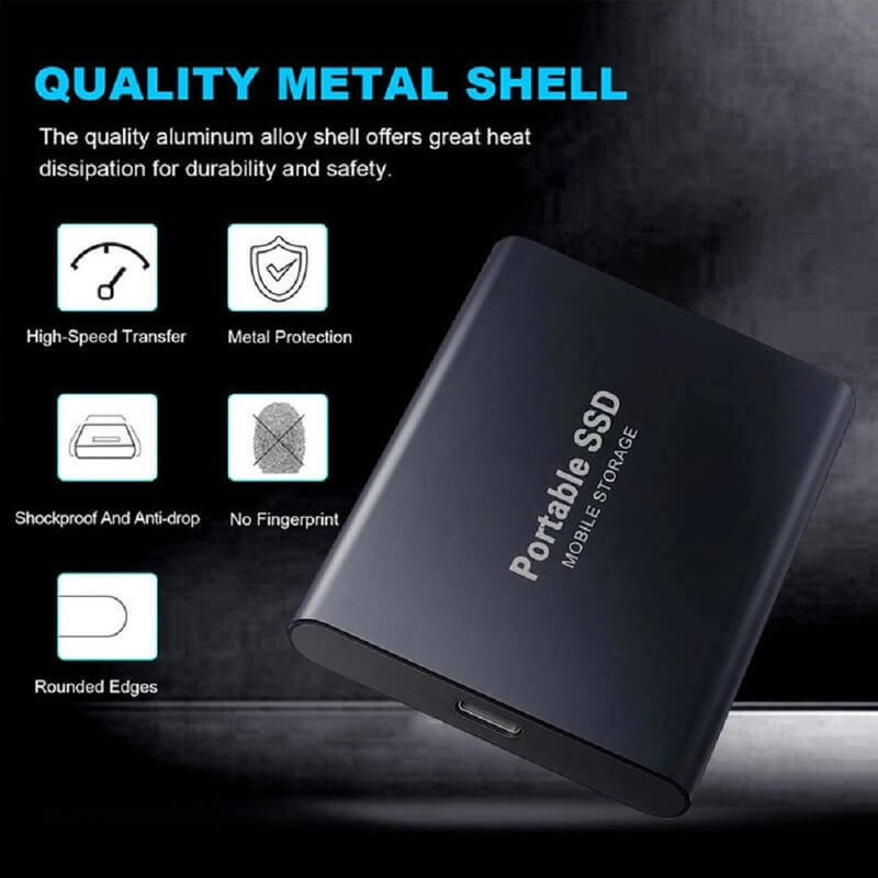 SSD external hard drive hard drive storage SSD 128 GB external | Brehn