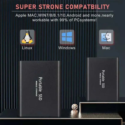 SSD external hard drive hard drive storage SSD 128 GB external | Brehn
