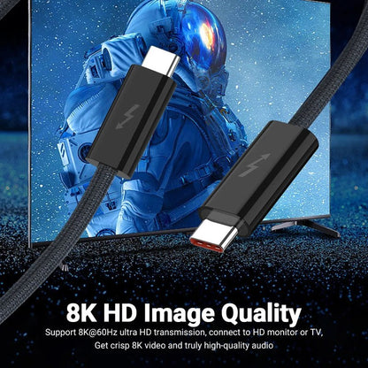 BowLift | Thunderbolt USB Type C Connector Cool Running Thunderbolt4 Cable