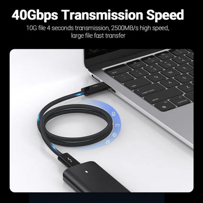 BowLift | Thunderbolt USB Type C Connector Cool Running Thunderbolt4 Cable