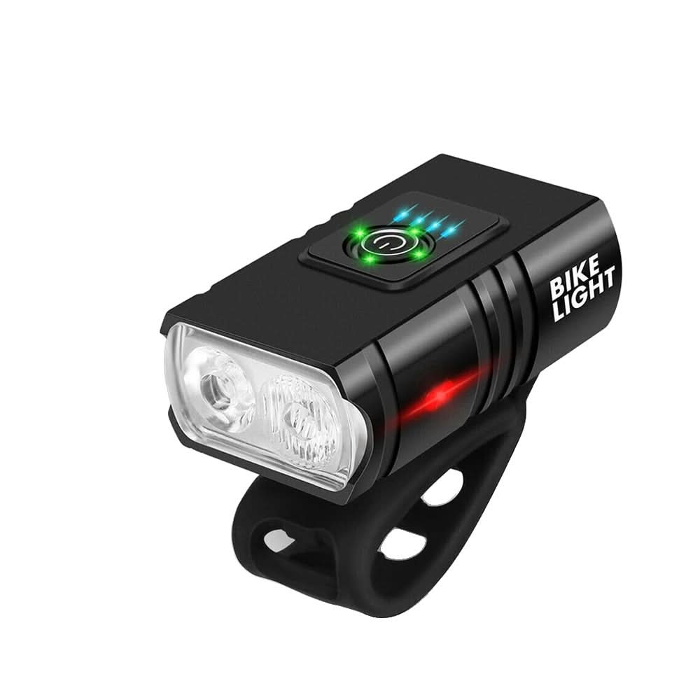 Skanto | NightRay – LED Bike Light with USB Charging and 1500 Lumens for Safe Night Rides