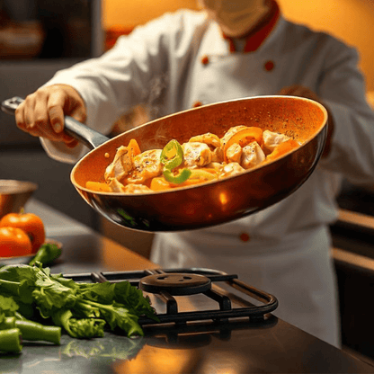 BowLift | Professional copper pan with non-stick coating & perfect heat distribution